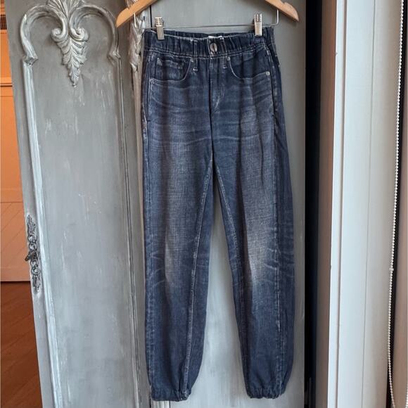 Rag & Bone Miramar Jogger Pants Sz XXS Women’s Blue Jeans Denim Print - Picture 7 of 16